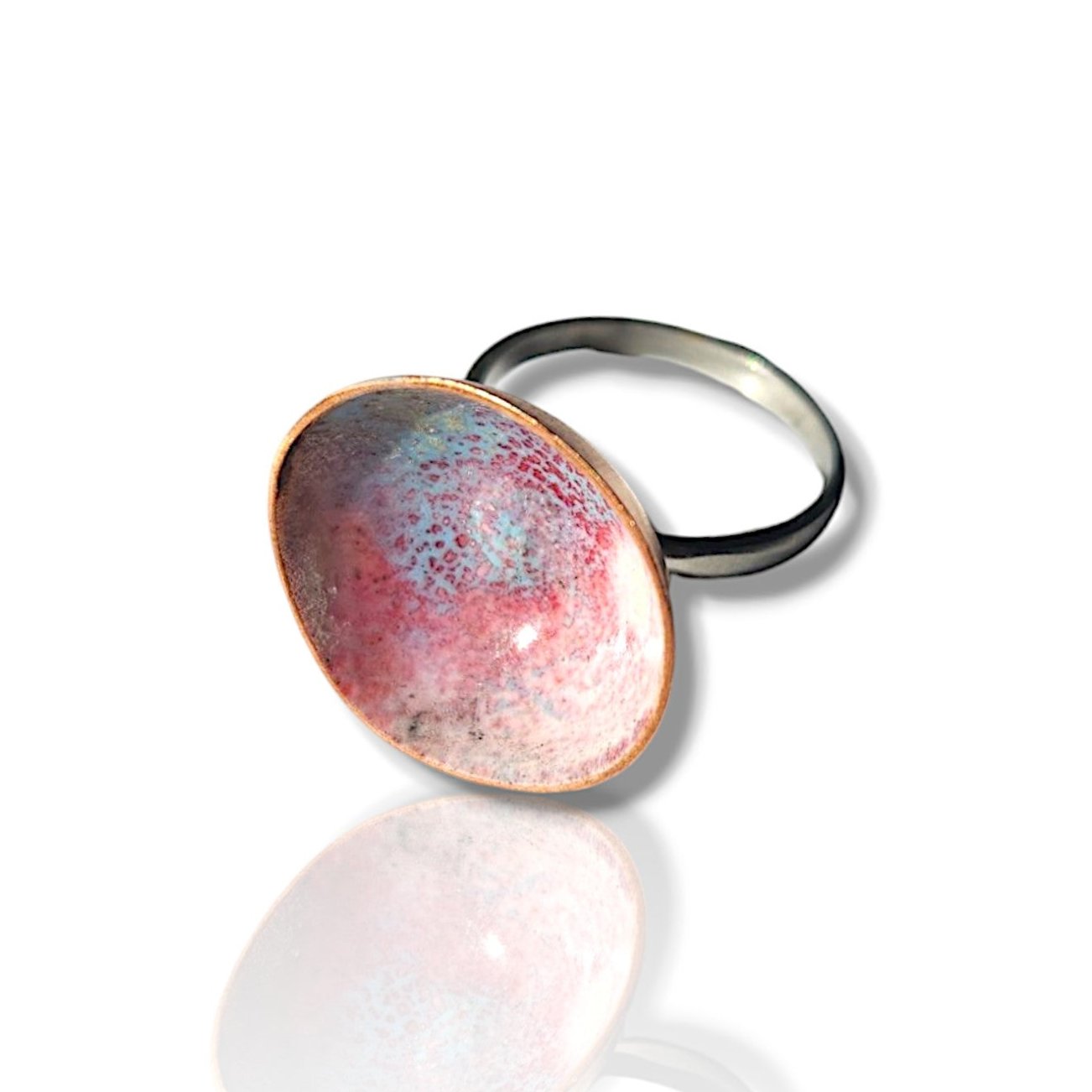 Multi-Color Enamel Ring