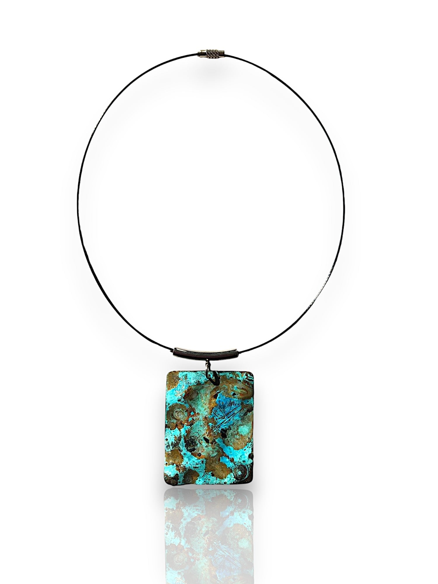 Relics Square Necklace by Dawn Lombard