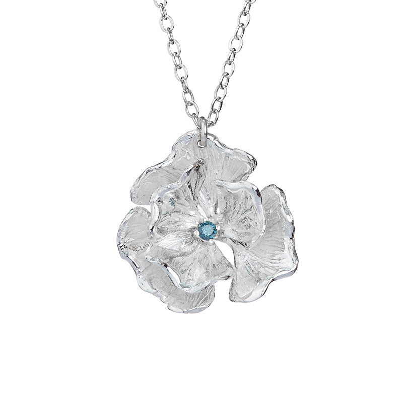 Himalayan Blue Poppy Necklace