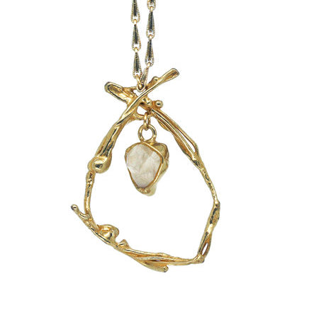 Morning Glory Necklace by Emilie Shapiro available at Garden of Silver Westhampton Beach, NY