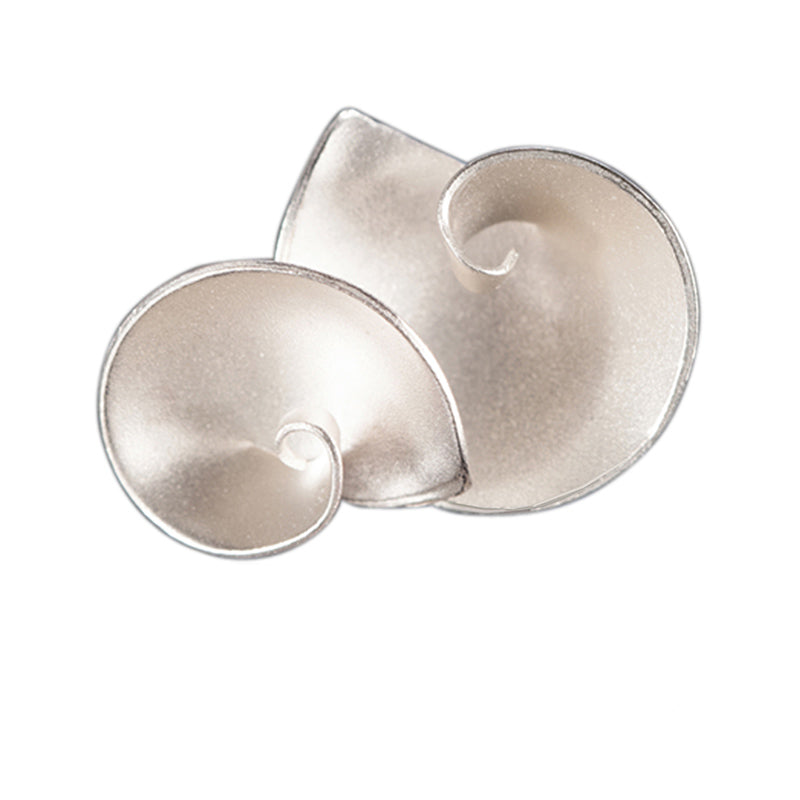 Light Jam Post Earrings - Sandblasted