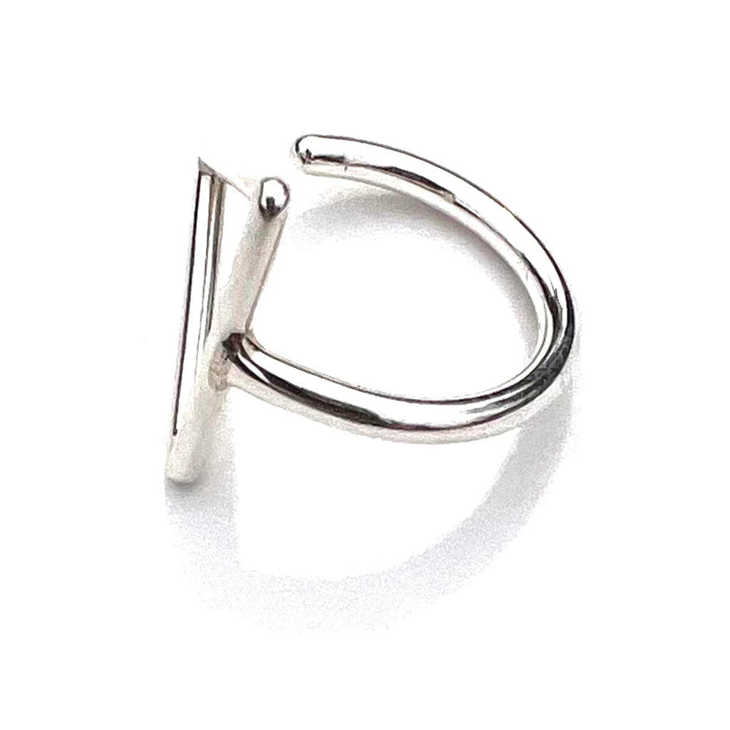 Sterling Silver NUDE Arrow Ring by Meghan Patrice Riley