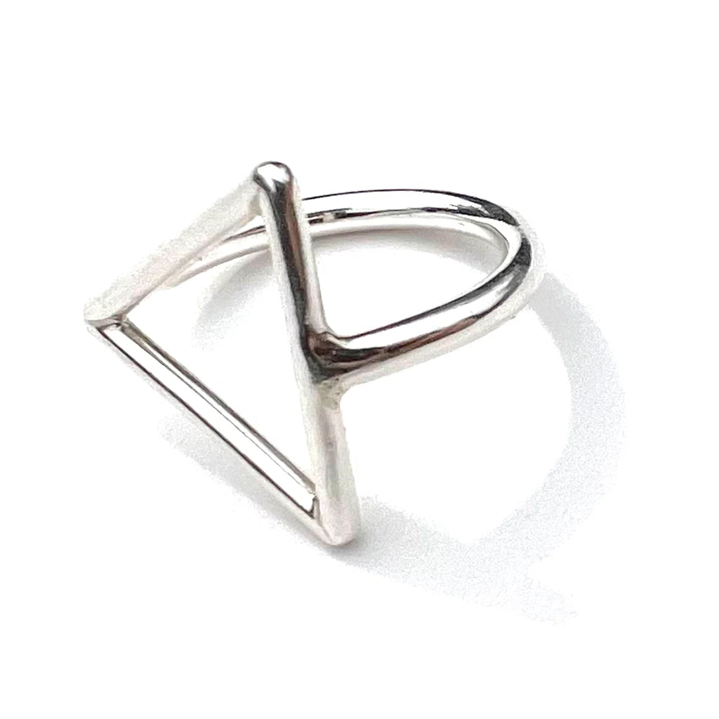 Sterling Silver NUDE Arrow Ring by Meghan Patrice Riley