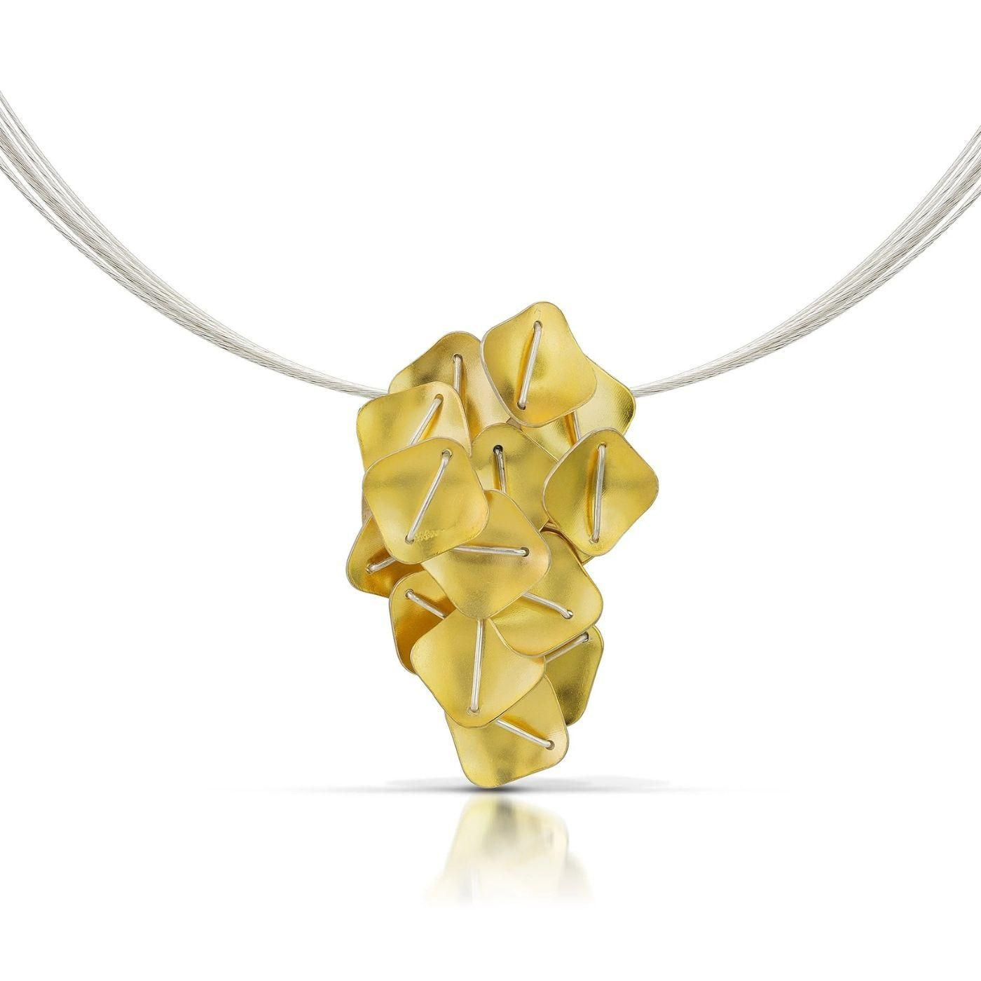 Cluster Pendant Necklace by Suzanne Schwartz