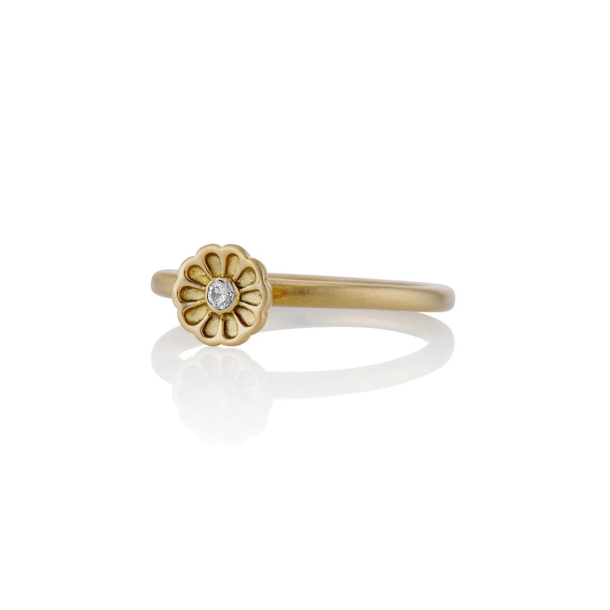 Daisy Ring - Diamond & 18K by Kim Larsen