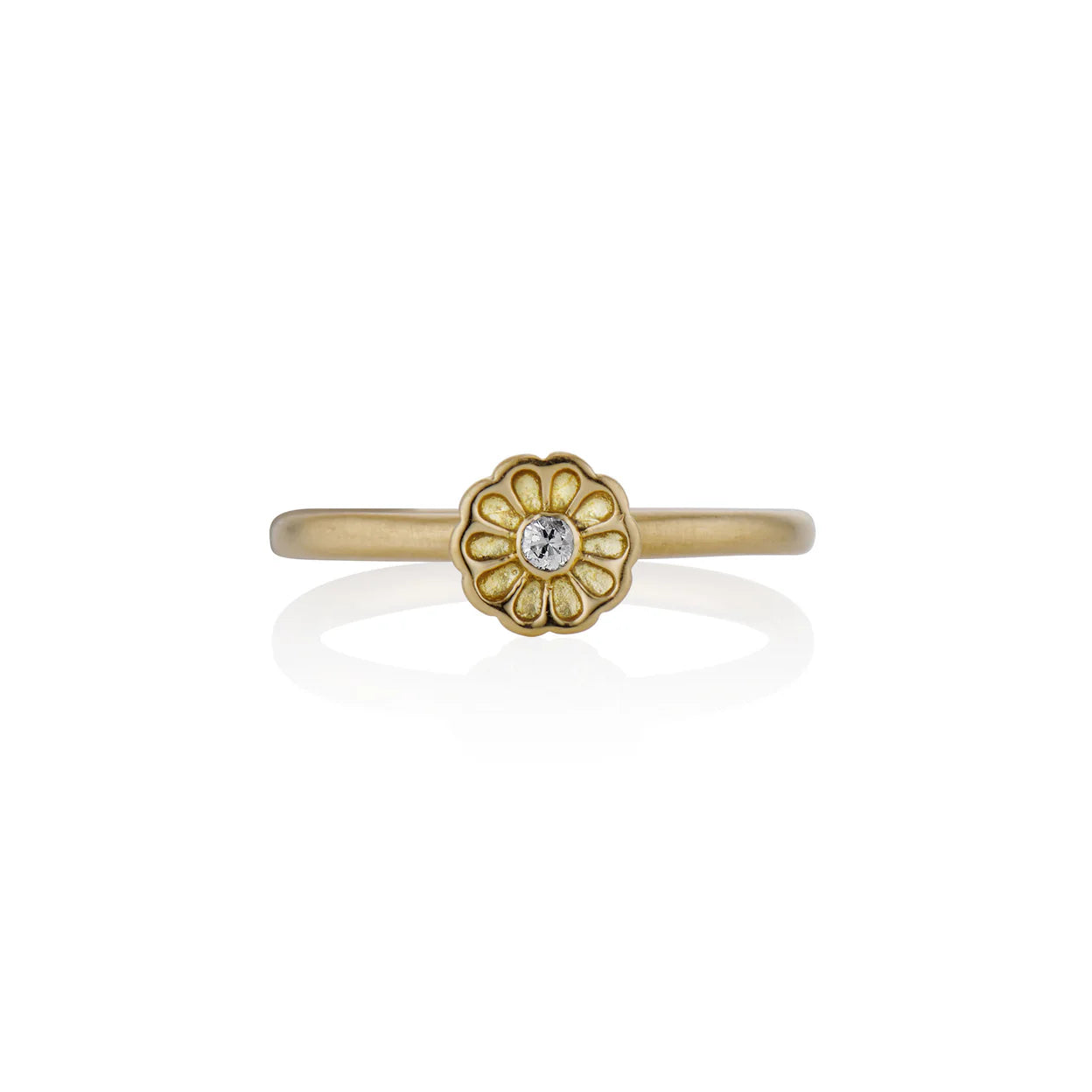 Daisy Ring - Diamond & 18K by Kim Larsen