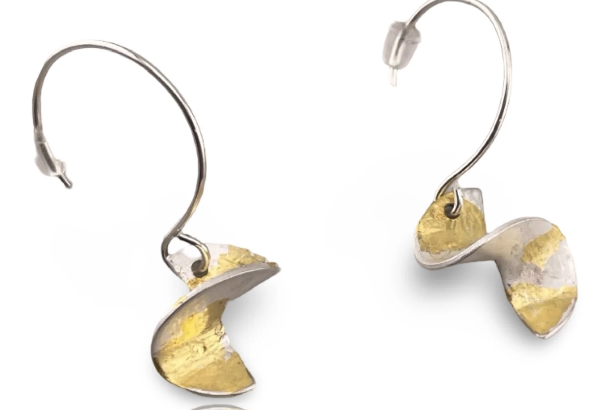 Dangling Swirl Earrings by Judith Haas