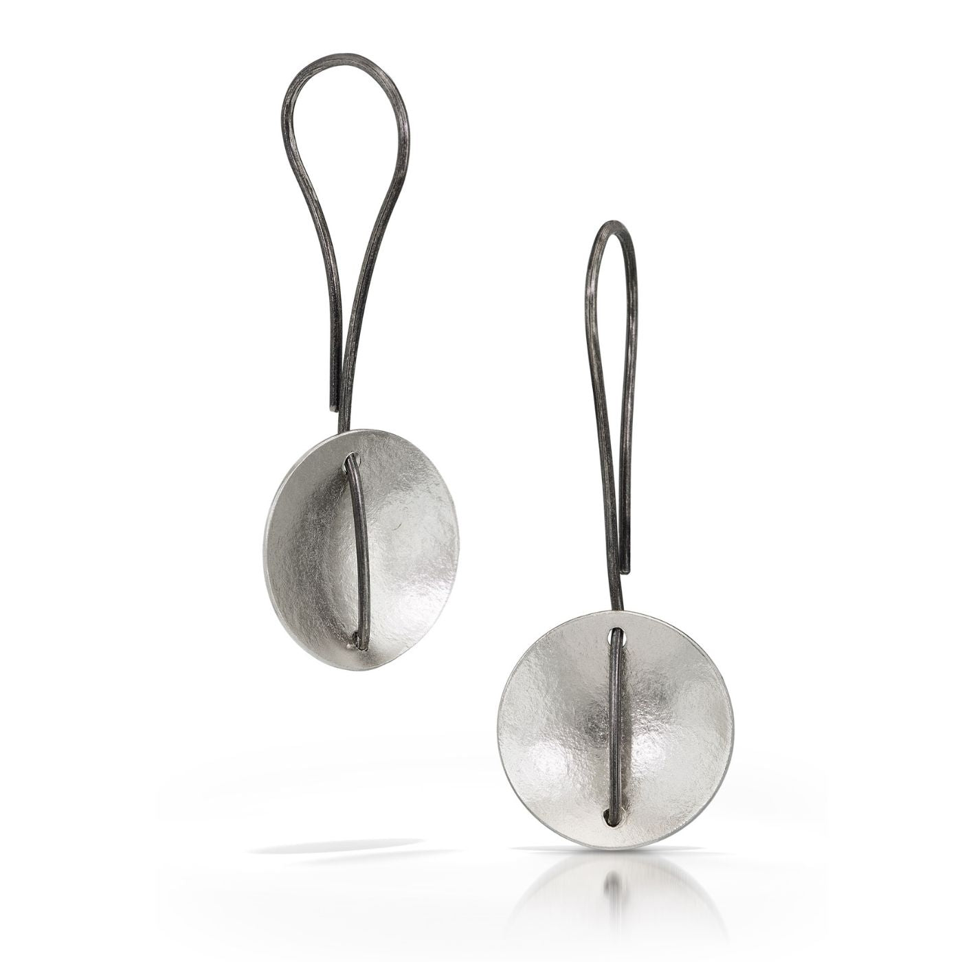 Hanging Circle Earring by Suzanne Schwartz