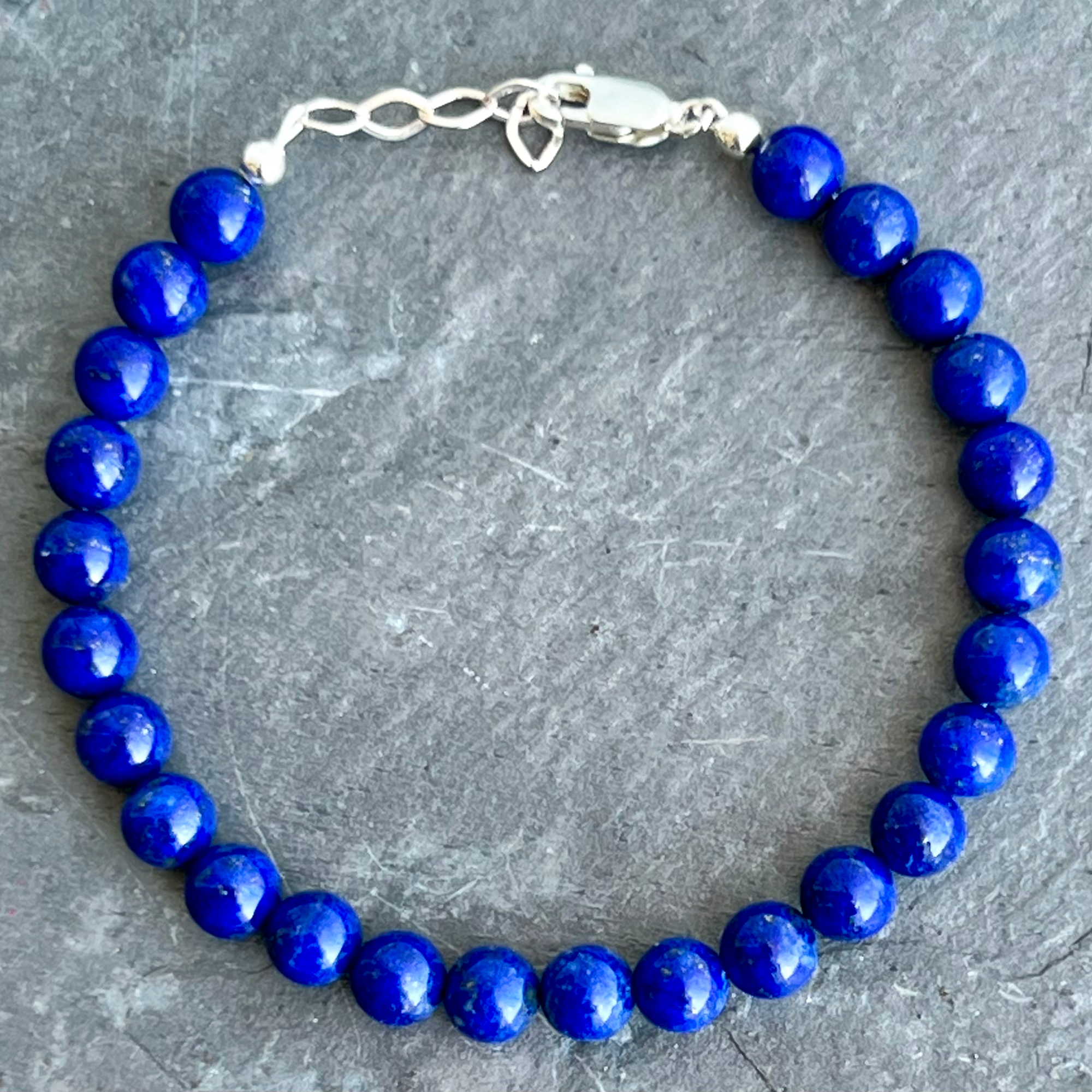 Lapis Lazuli Sterling Bracelet by Garden of Silver & Gold