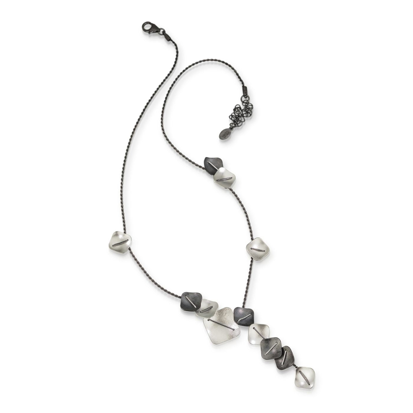 Layered Small Square Necklace by Suzanne Schwartz