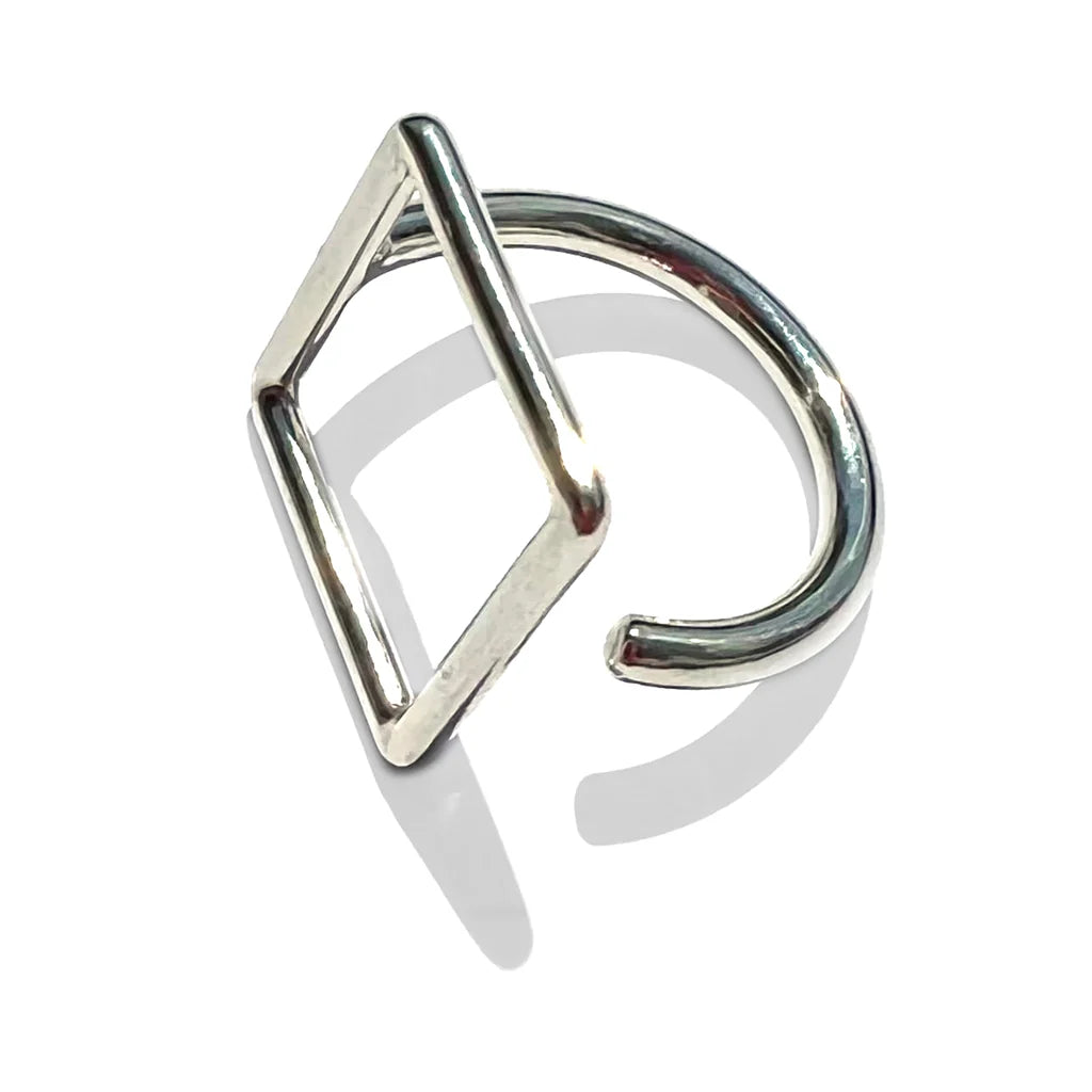 Sterling Silver Square Ring by Meghan Patrice Riley