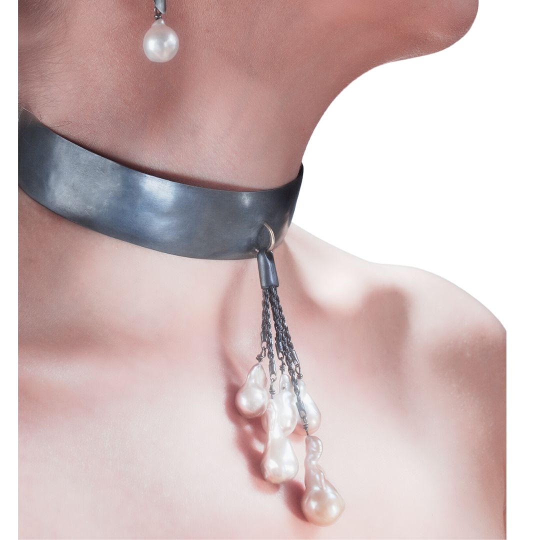 Pearl Choker by Suzanne Schwartz