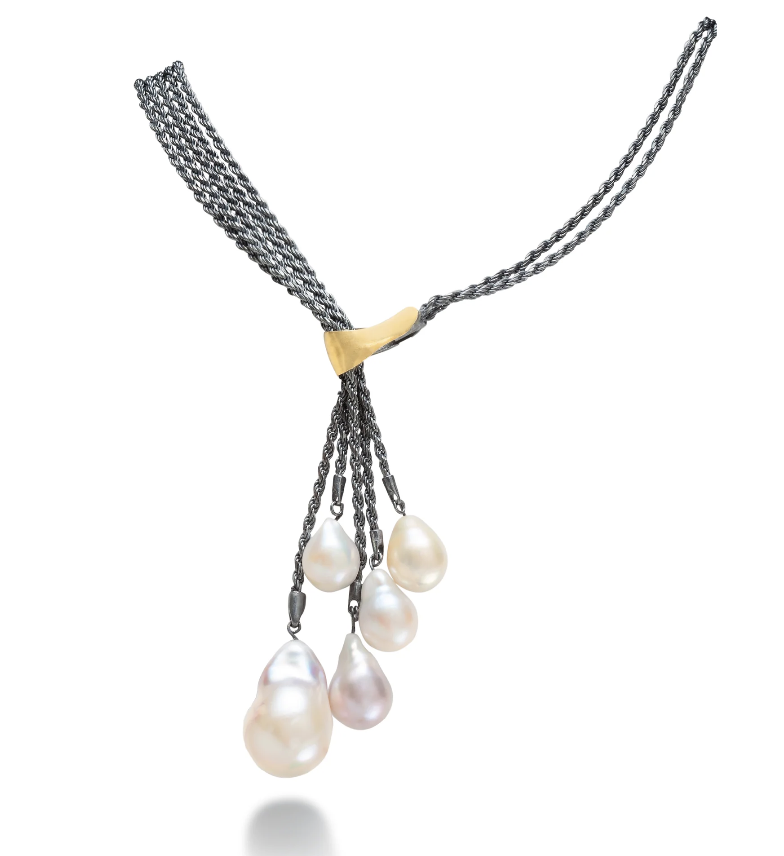 Five Pearl Necklace by Suzanne Schwartz