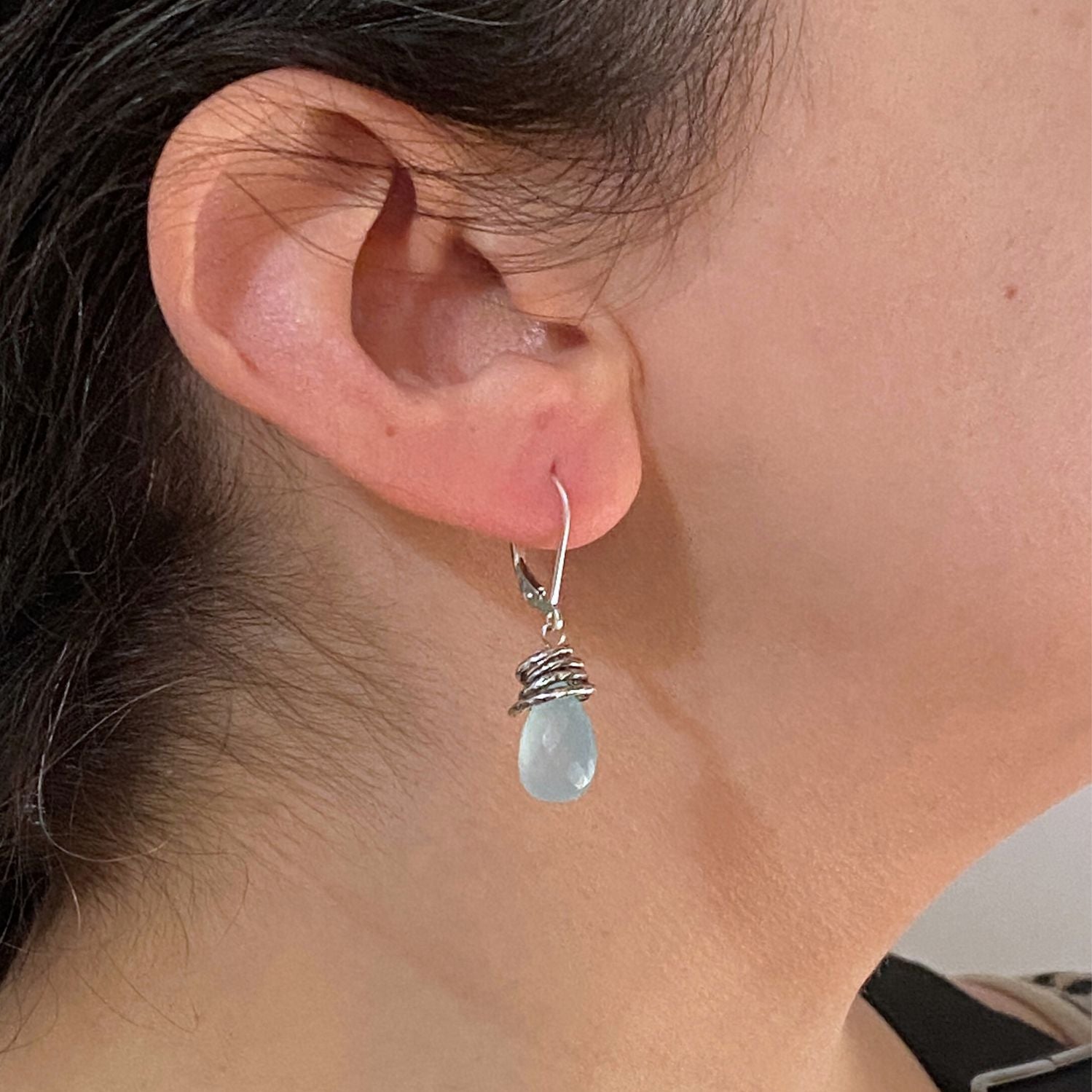 Swirl Earrings by Susan Rodgers