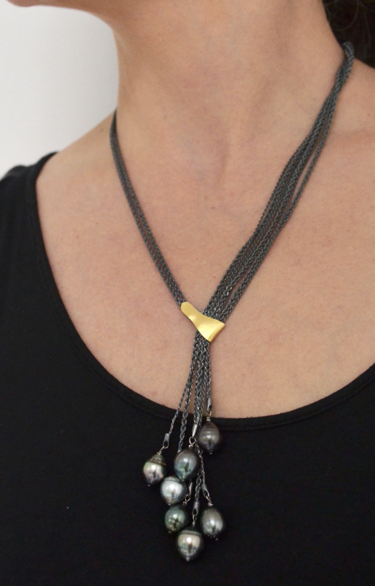 Tahitian pearl hotsell choker necklace