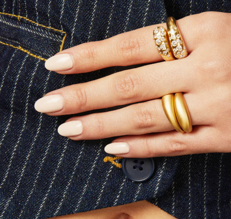 18K Diamond Bypass Ring by Elizabeth Moore