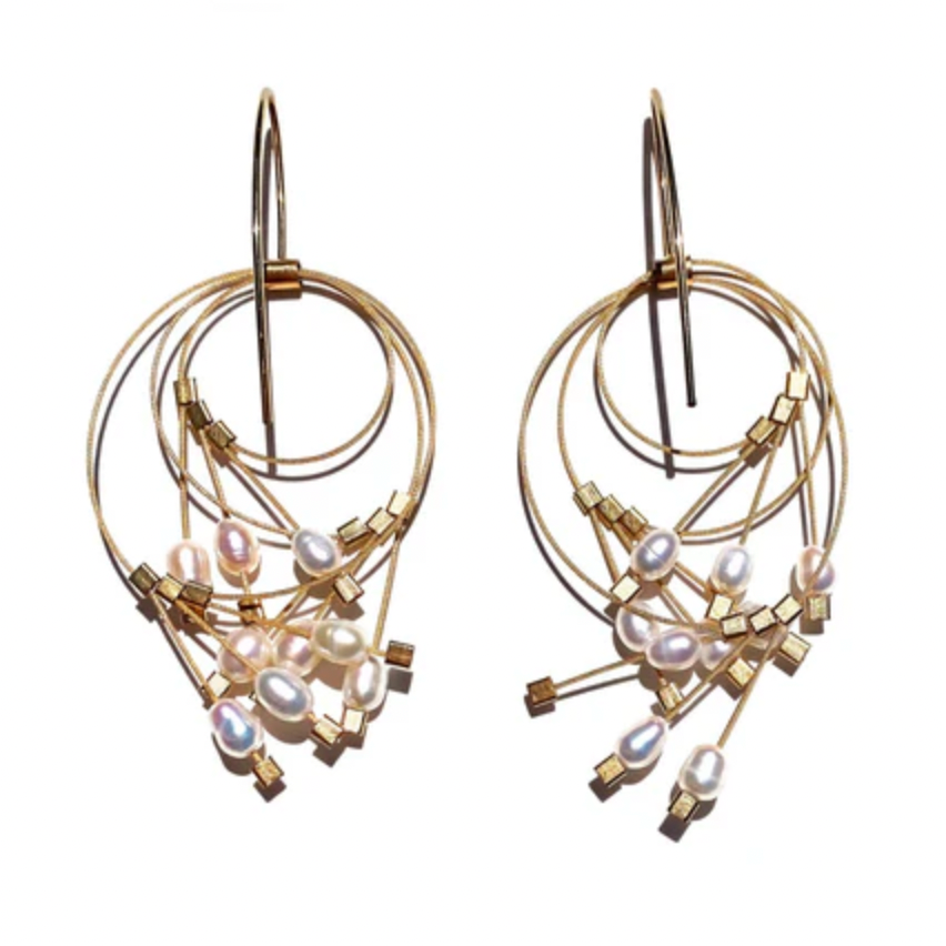 Vertigo Hook Earrings by Meghan Patrice Riley