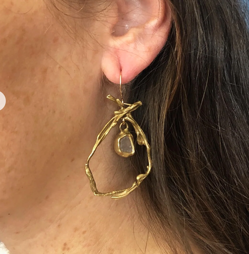 Morning Glory Earrings by Emilie Shapiro