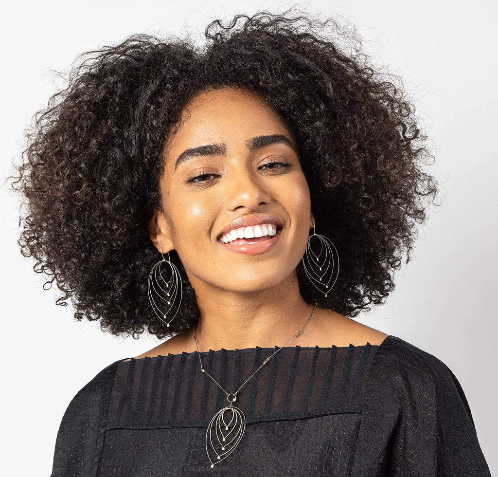 Large Tears Hook Earrings by Meghan Patrice Reilly