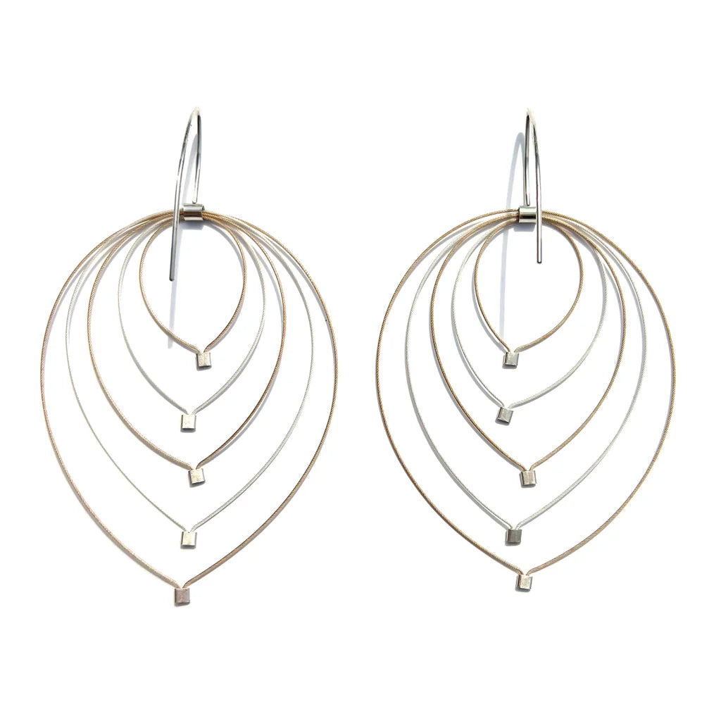 Large Tears Hook Earrings by Meghan Patrice Reilly
