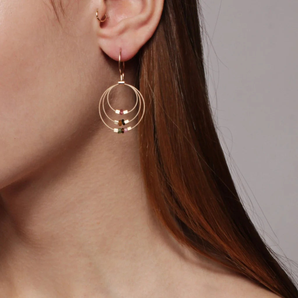 Trinity Hook Earrings by Meghan Patrice Riley