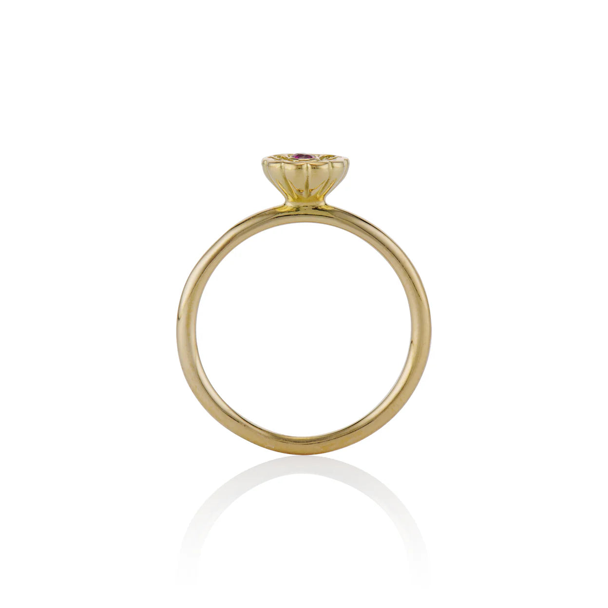 Daisy Ring - Ruby & 18K by Kim Larsen