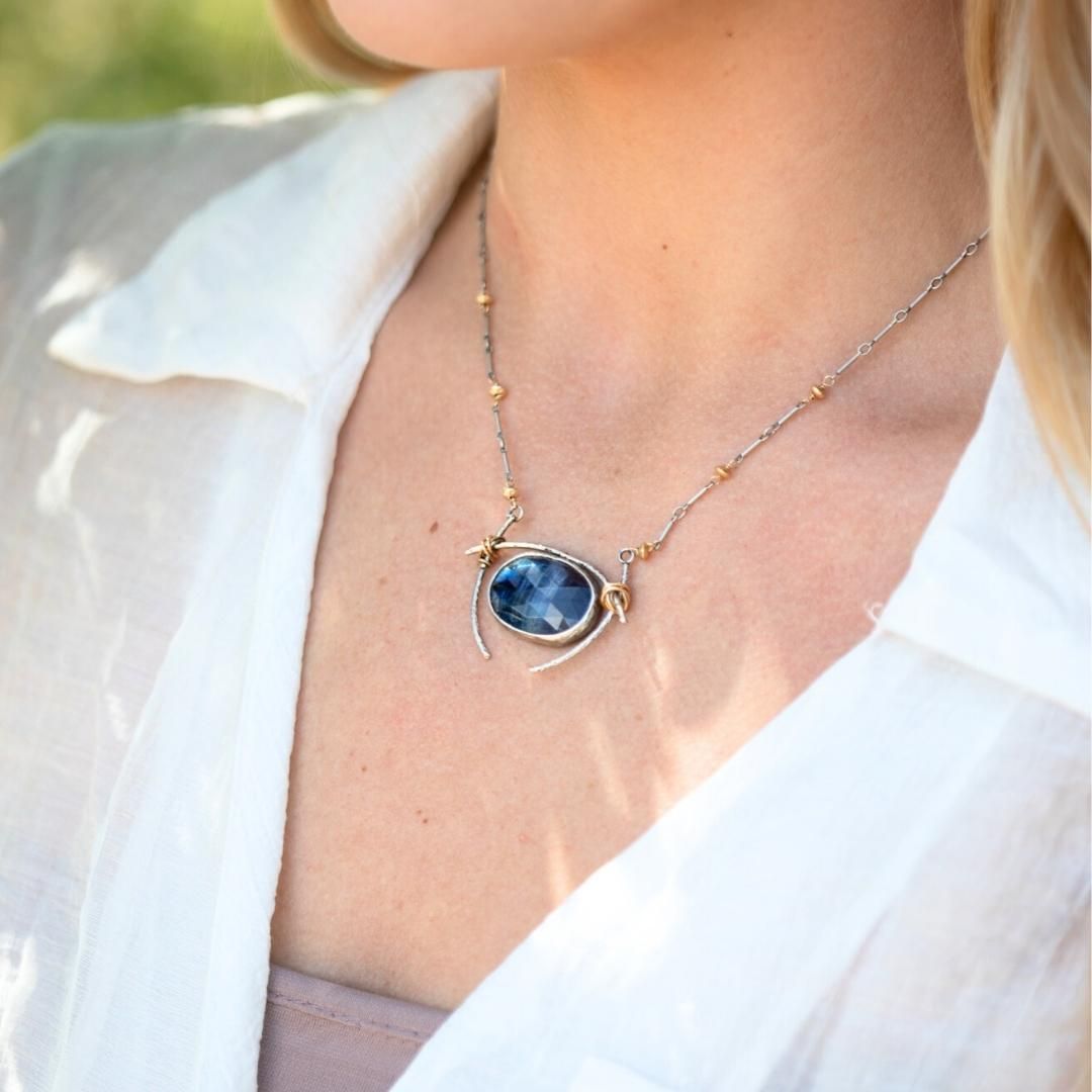 Dream Necklace 14K & SS by Susan Rodgers