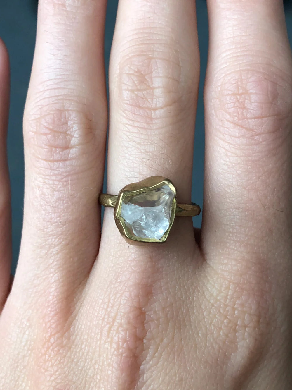 Guardian Rose Quartz Ring by Emilie Shapiro