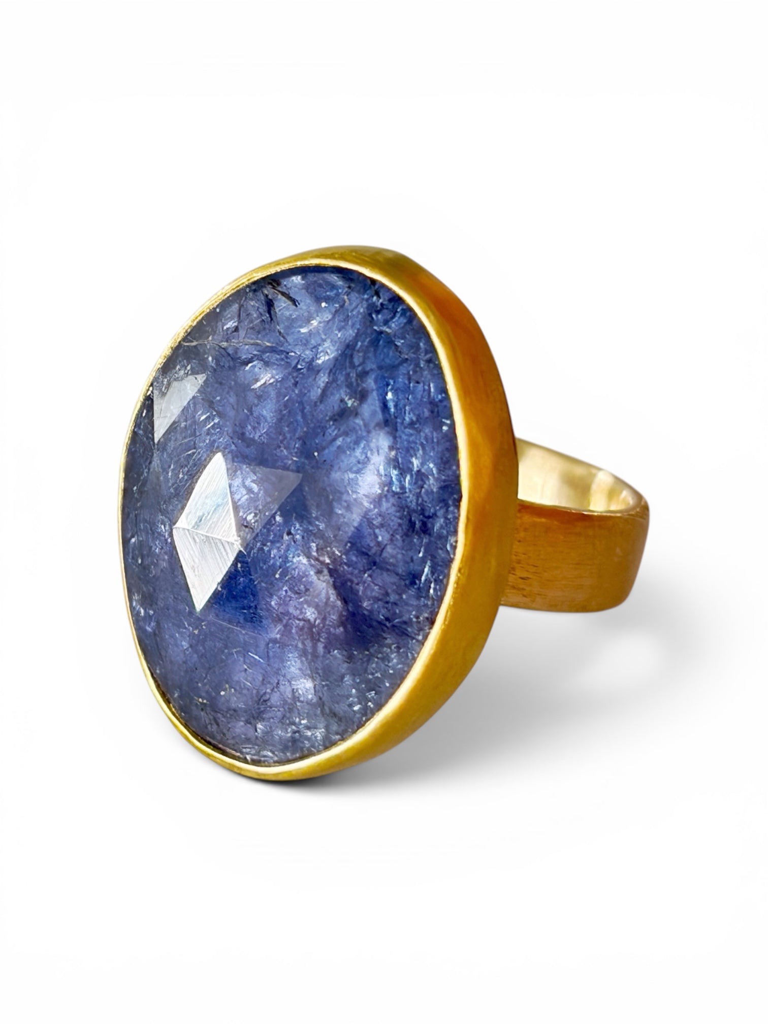 Tanzanite Gold Ring by Sally Kay