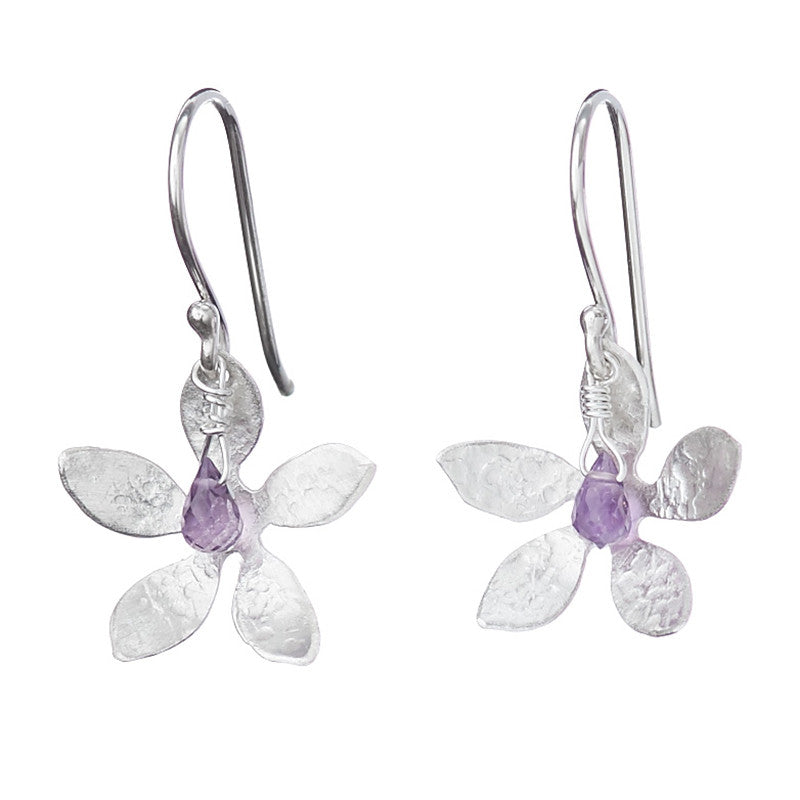 Amethyst Blooms Earrings