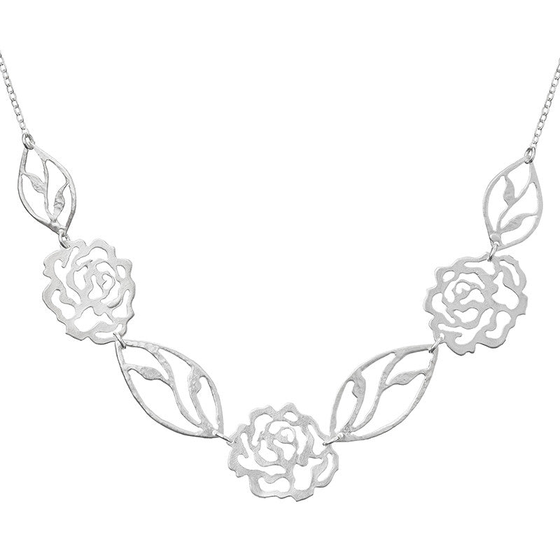 Bouquet of Roses Necklace