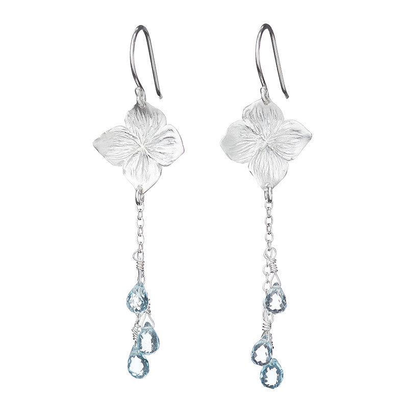 Hydrangea Droplets Earrings