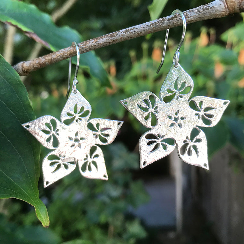 Dragonfly Flower Earrings