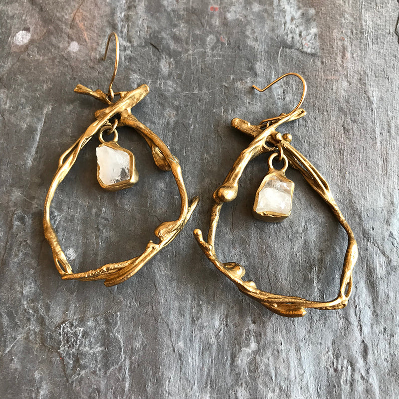 Morning Glory Earrings by Emilie Shapiro