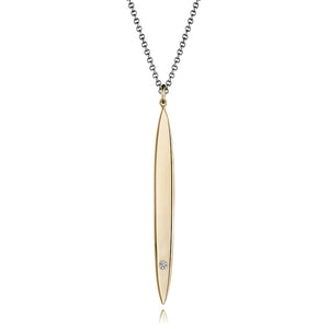 Gold & Diamond SurfLuxe Necklace by Jane Bartel at Garden of Silver in Westhampton Beach, Long Island, New York.