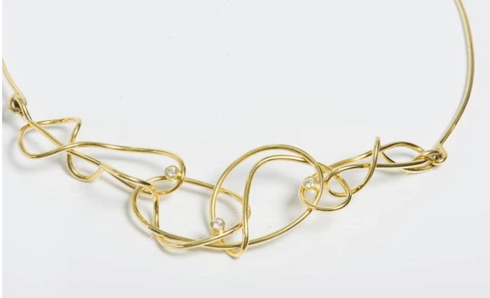 18kt Gold Endless Love Diamond Necklace By Nikki Sedacca