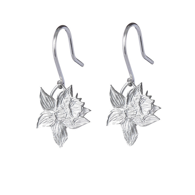 Single Daffodil Earrings