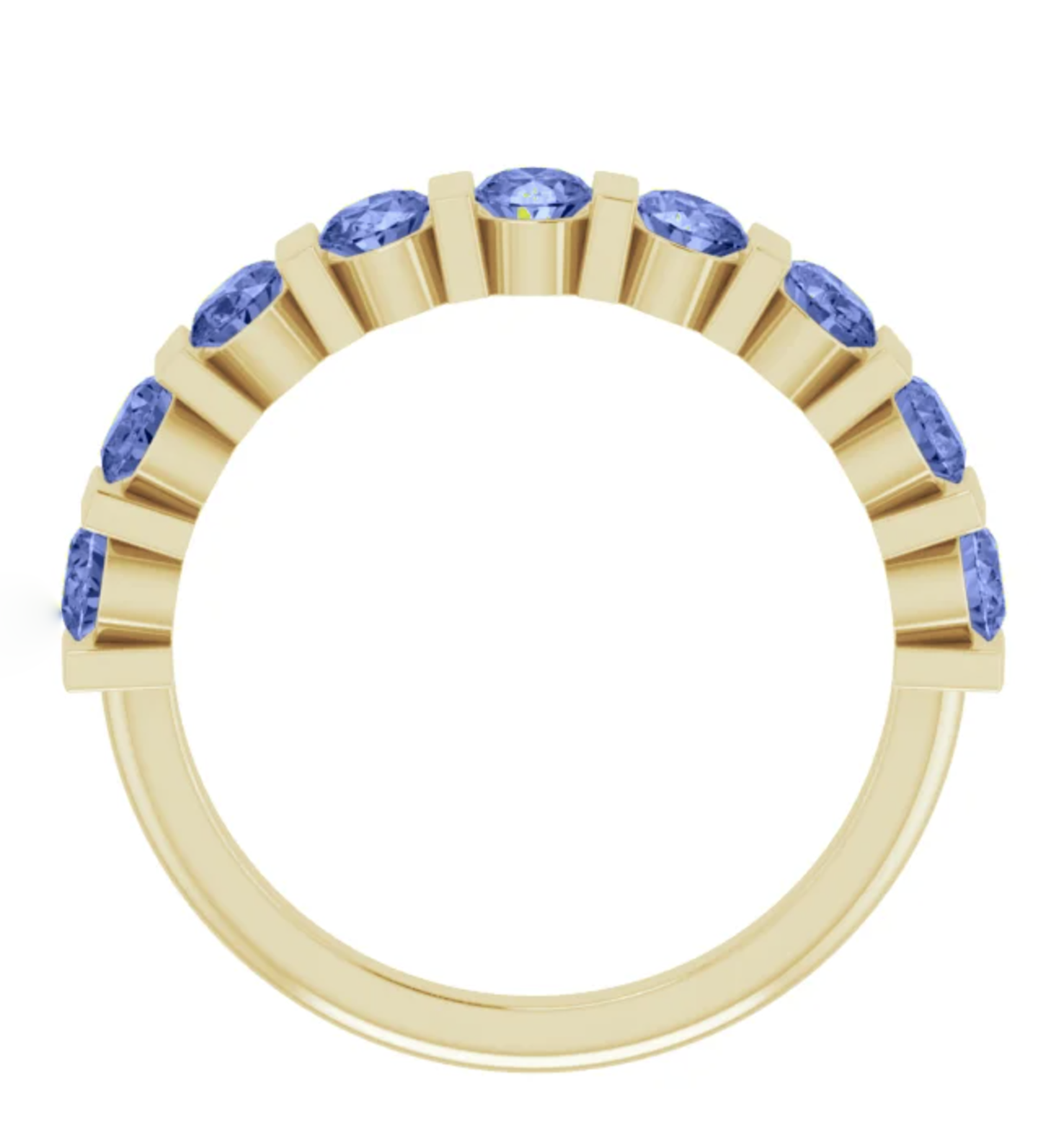 Tanzanite Dream 14K Gold Ring by Garden of Silver. www.gardenosilver.com
