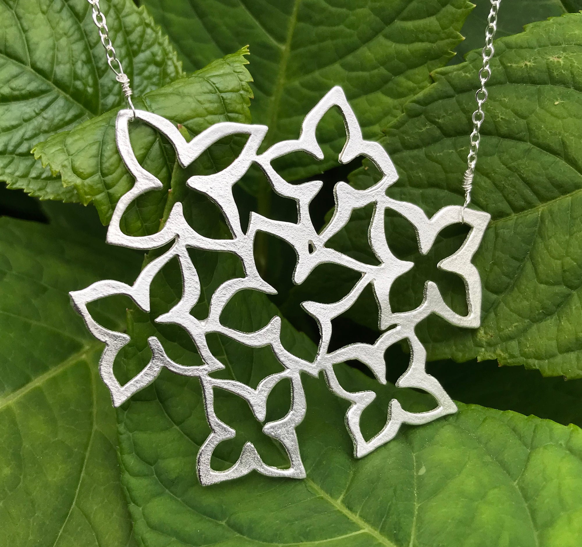 Hamptons Hydrangea Necklace
