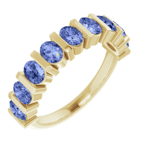 Tanzanite Dream 14K Gold Ring by Garden of Silver. www.gardenosilver.com