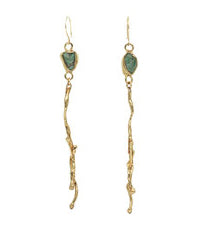 Weeping Willow Earrings by Emilie Shapiro available at Garden of Silver in Westhampton Beach, New York.
